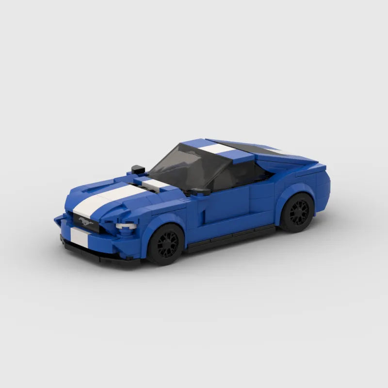 Moc ford mustang hoonicorn carro campeão de velocidade racer fit tijolo corrida super bloco de construção tijolos brinquedos crianças presentes