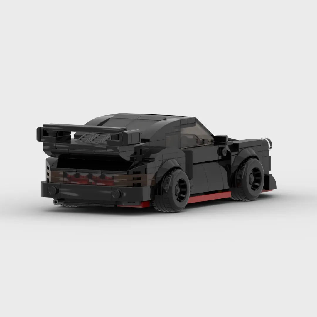 Moc 911rwb corpo largo baixo corrida velocidade campeão racer blocos de construção tijolo criativo garagem brinquedos para meninos presentes