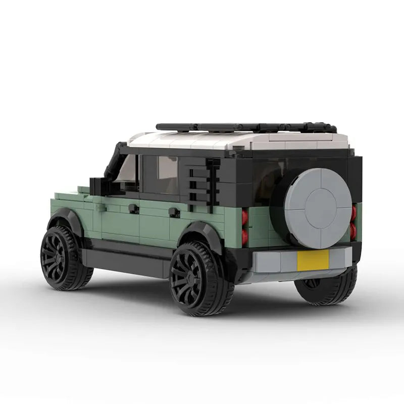 MOC Landed Rovered Defender 110 P400 SUV bloques de construcción de automóviles vehículo de carreras todoterreno bloques de modelismo rompecabezas juguetes regalo para niños chico